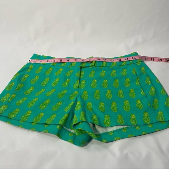 J. Crew green yellow pineapple shorts.Size 4 - Picture 2 of 9